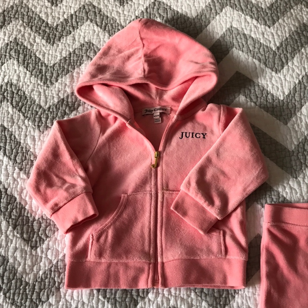 Juicy Couture Velour Track Suit for 6/12 months